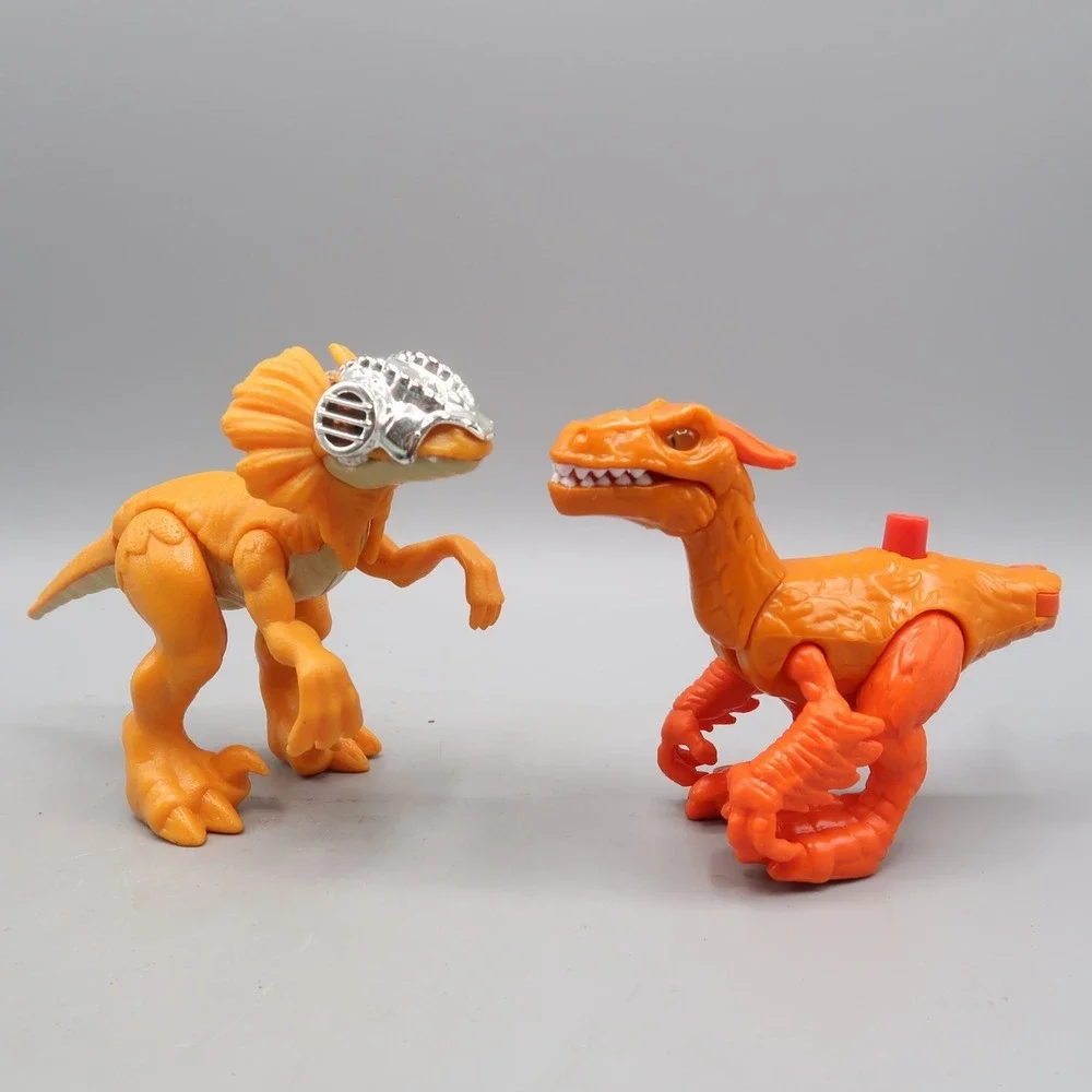 Imaginext Zuru Jurassic Dinosaur Figures Velociraptor Pterodactyl Toy Lot of 4